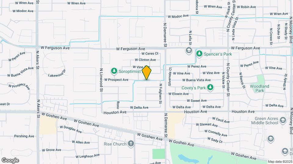 3849 W Prospect Ave Map and Location Details