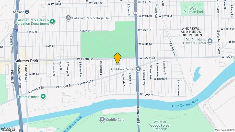 12729 S Sangamon St Map and Location Details