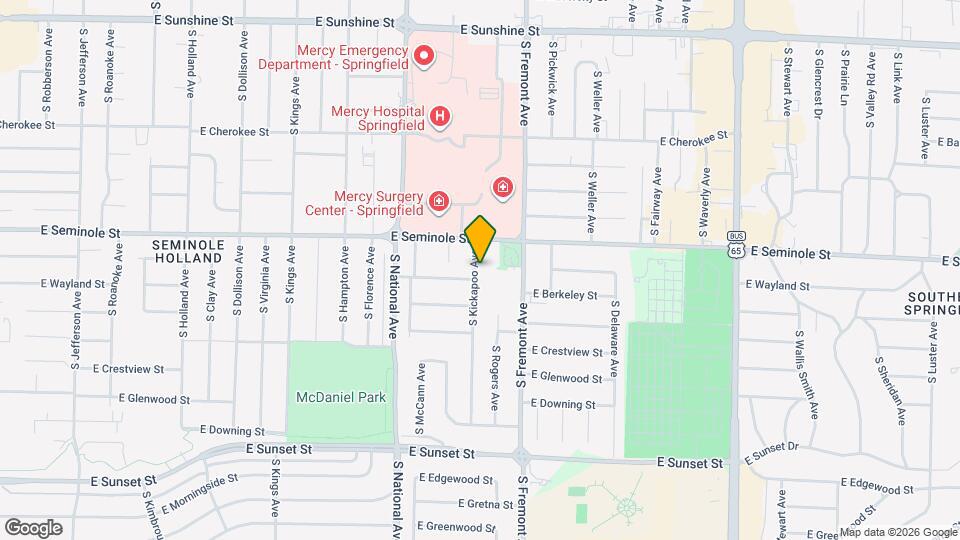 2232 S Kickapoo Ave Map and Location Details