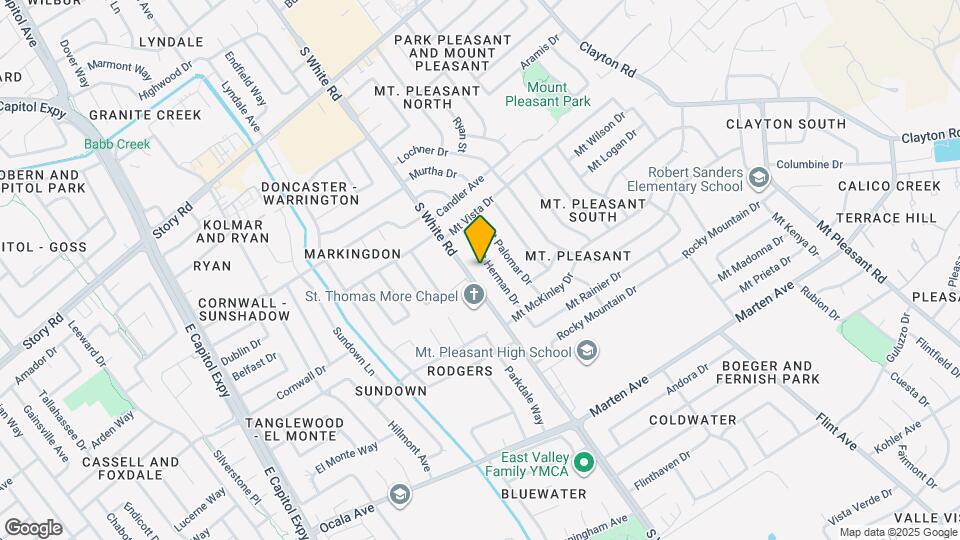 1500 S White Rd Map and Location Details