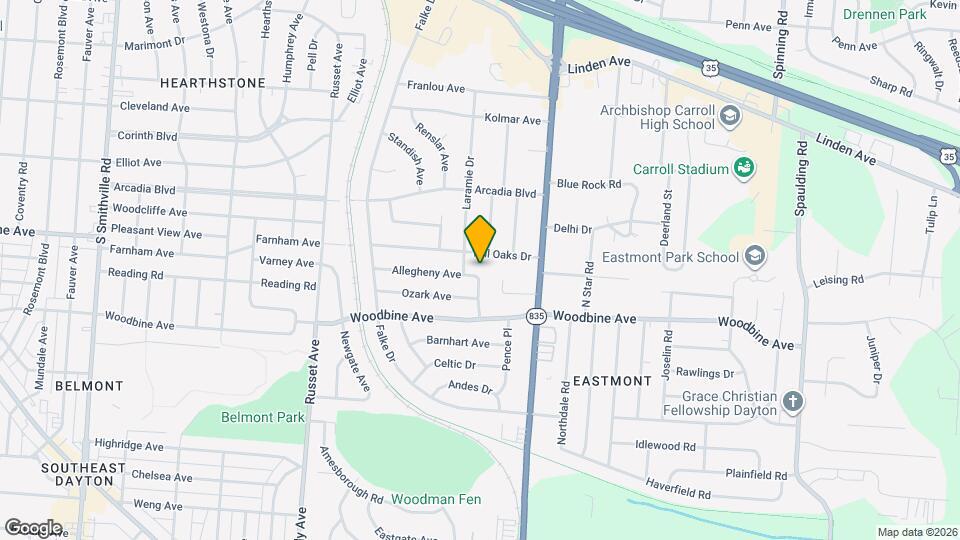4819 Allegheny Ave Map and Location Details