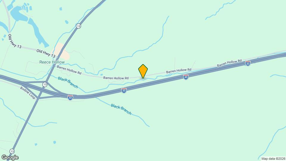 725 Barren Hollow Rd Map and Location Details