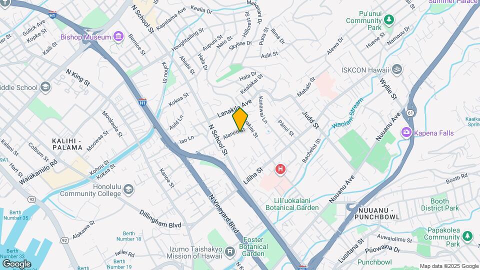 1657 Alaneo St Map and Location Details