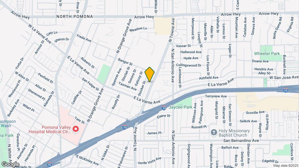 2161 N Towne Ave Map and Location Details
