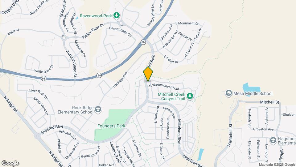 5271 Canyon View Dr Map and Location Details