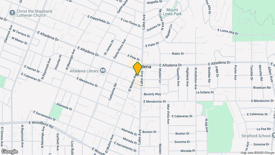 2548-2562 El Molino Ave Map and Location Details