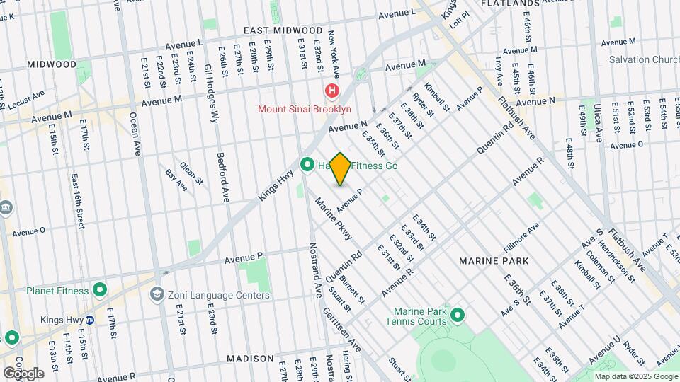 1561 E 31st St, Unit 3 Mapa y Detalles de la Ubicación