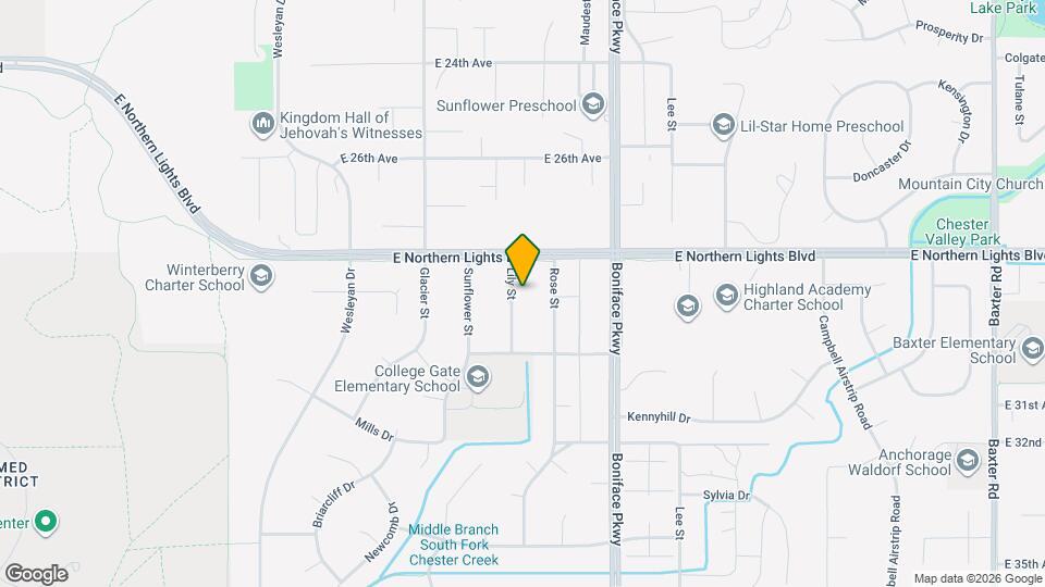 2835 Lily St Map and Location Details