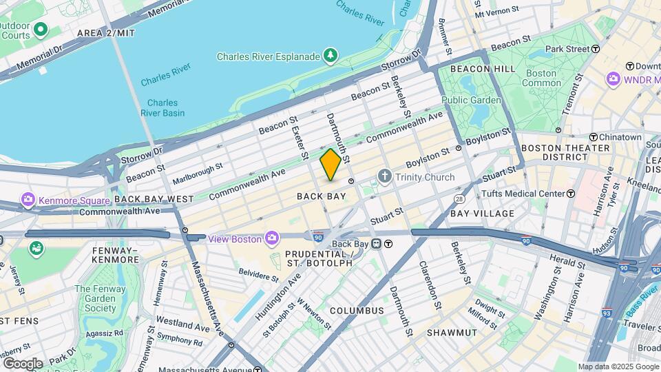 671-673 Boylston St Map and Location Details