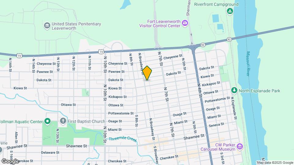 806 N Broadway St Map and Location Details