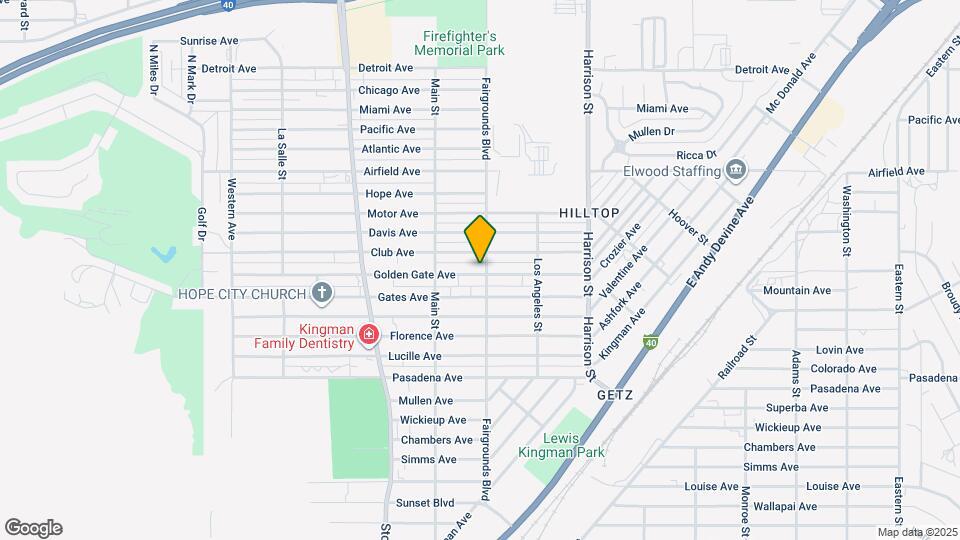 2047 Golden Gate Ave Map and Location Details