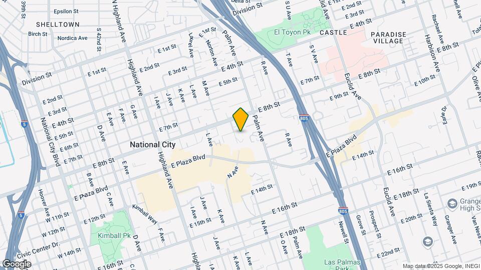 921 N Ave Mapa y Detalles de la Ubicación
