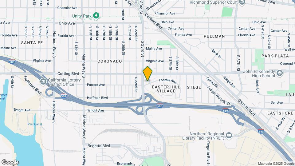 2325 Foothill Ave Map and Location Details