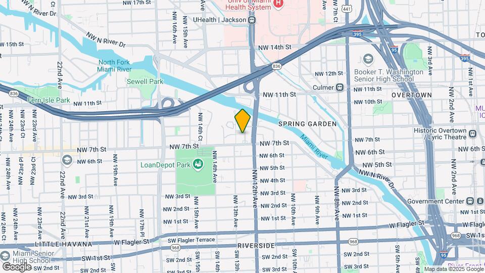 726 NW 12th Ct Map and Location Details