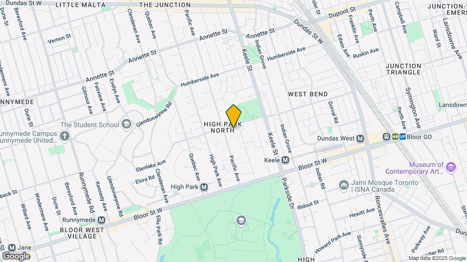 High Park Village Map and Location Details