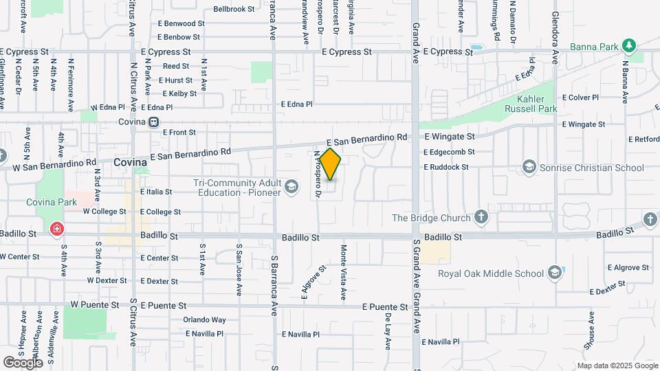 331 N Vecino Dr Mapa y Detalles de la Ubicación