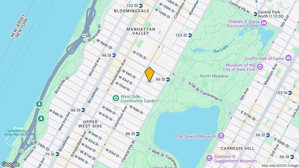 53 West 94th Street Map and Location Details