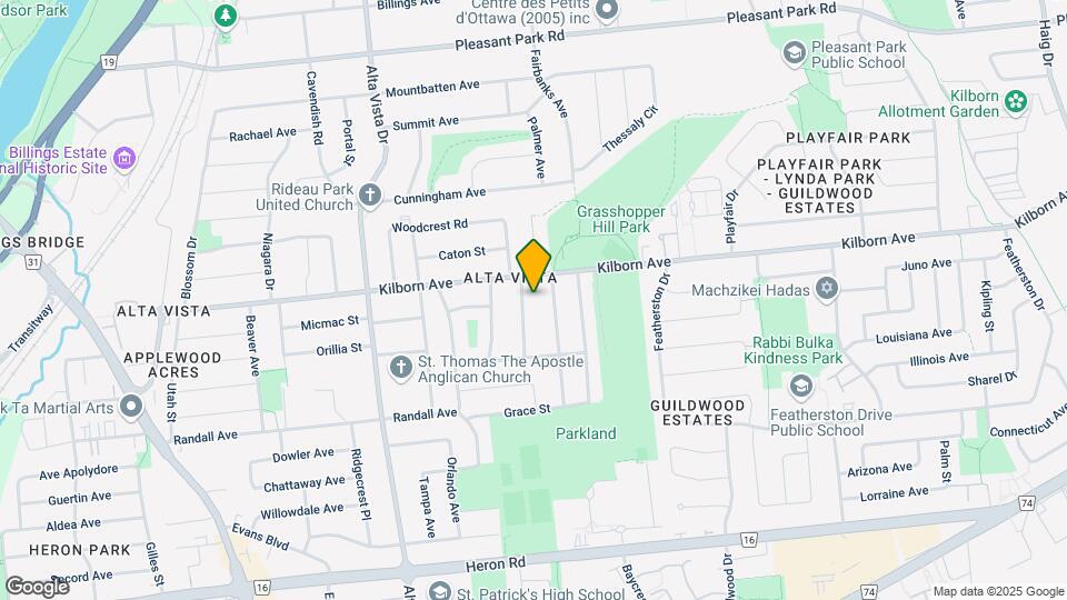 2213 Webster Ave Map and Location Details
