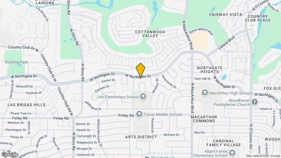 1620 W Northgate Dr Mapa y Detalles de la Ubicación