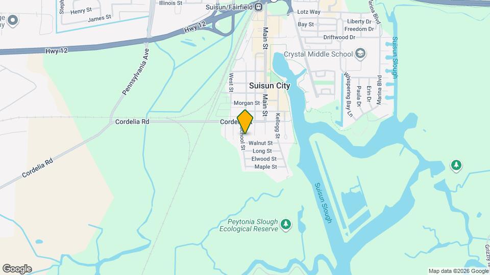 1120 School St Map and Location Details