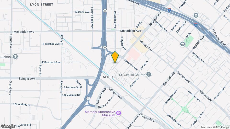 14801 Newport Ave Mapa y Detalles de la Ubicación