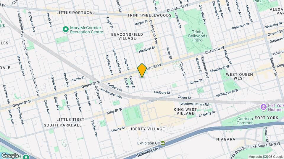 87 Dovercourt Rd Map and Location Details