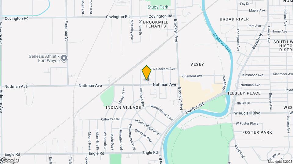 2232 Nuttman Ave Map and Location Details