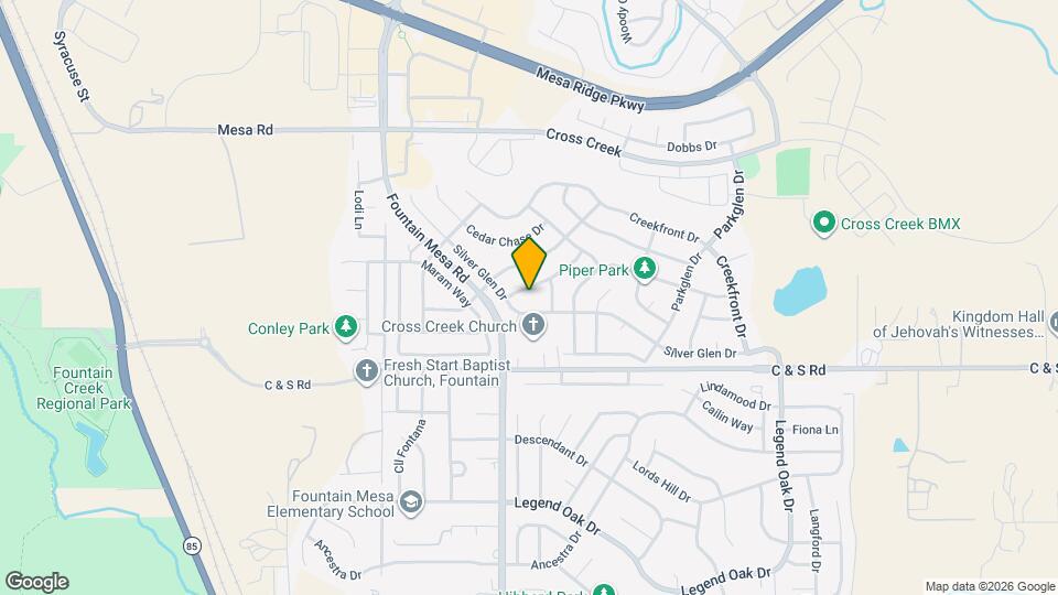 7237 Brush Hollow Dr Mapa y Detalles de la Ubicación