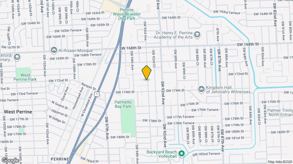 17230 SW 93rd Ave Map and Location Details