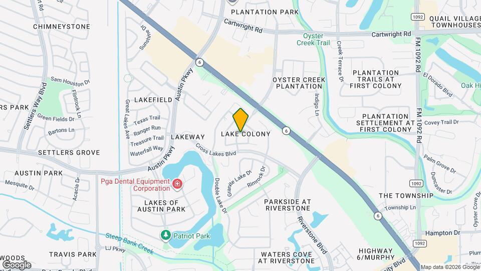 2827 Lake Colony Dr Map and Location Details