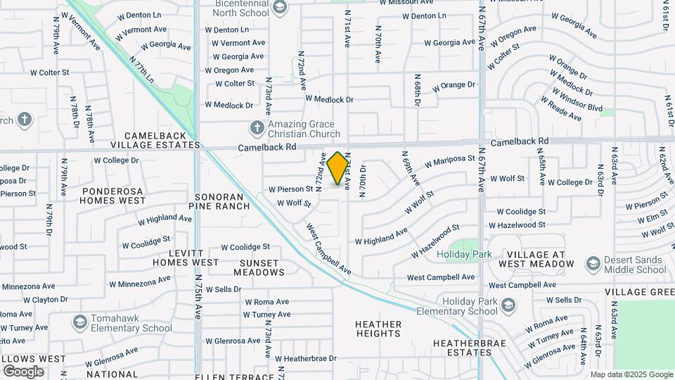 7109 W Wolf St Map and Location Details