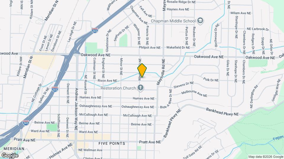 1503 Rison Ave NE Map and Location Details