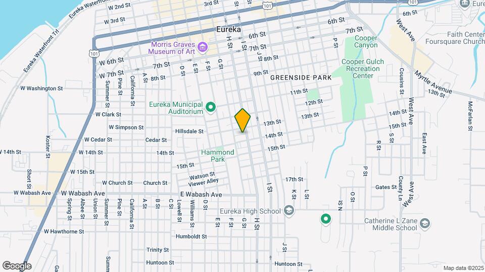 1322 H St-Unit -C Map and Location Details