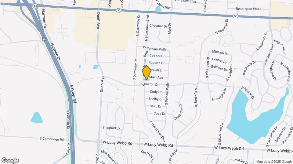 1710 Johnston Dr Map and Location Details