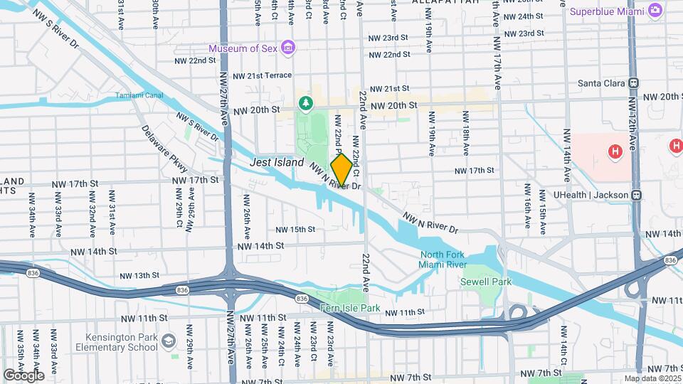 2260 NW North River Dr Mapa y Detalles de la Ubicación
