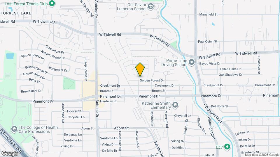 5036 Golden Forest Dr Map and Location Details