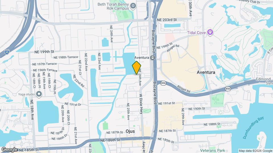 2571 NE 195th St, Unit B1 Map and Location Details