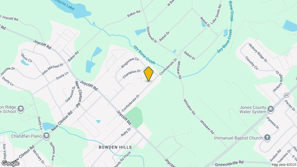 3572 Confederate Dr Map and Location Details