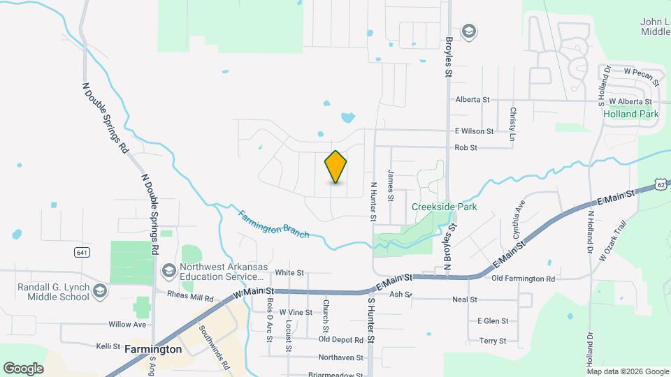 86 N Banner Ave Map and Location Details