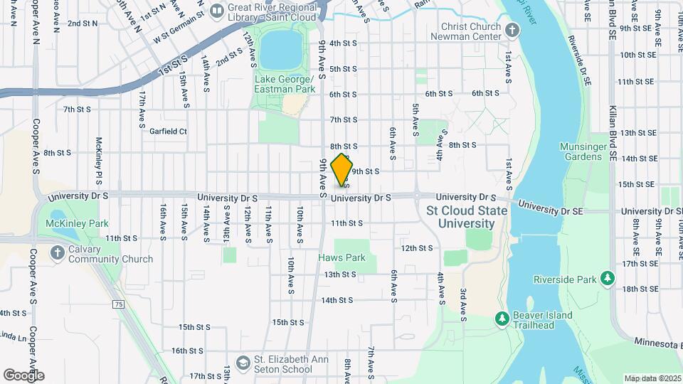 815 University Dr S Map and Location Details