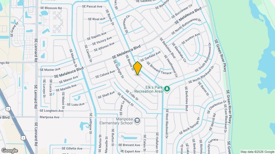 2166 SE Bowie St Map and Location Details
