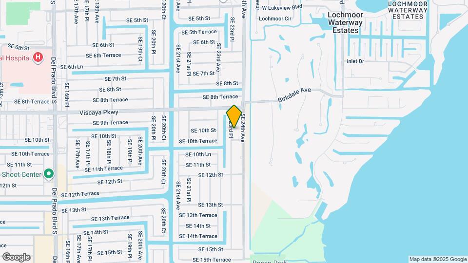 933 SE 23rd Pl Map and Location Details