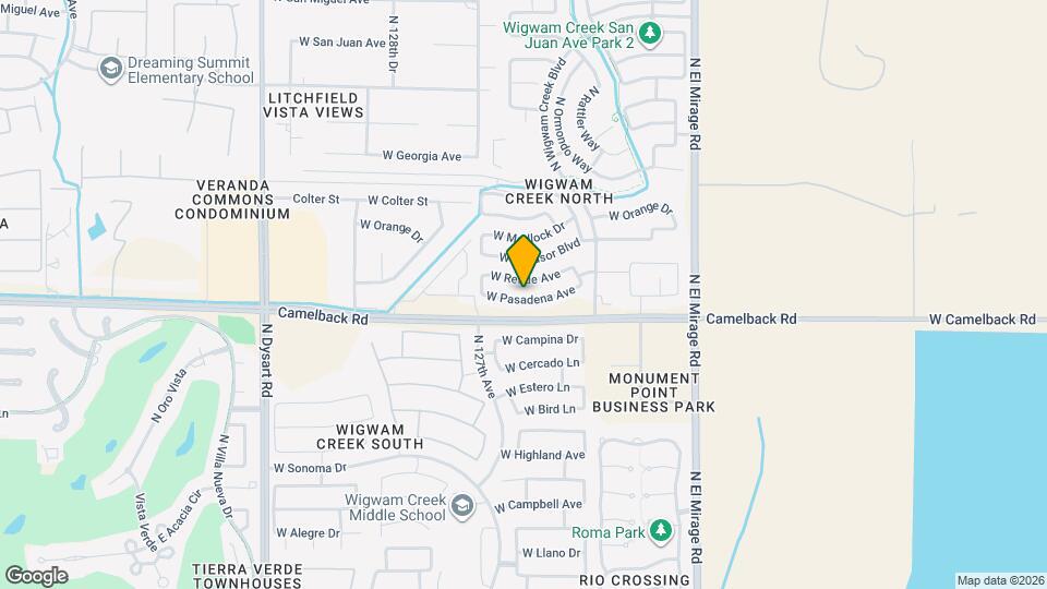 12602 W Pasadena Ave Map and Location Details