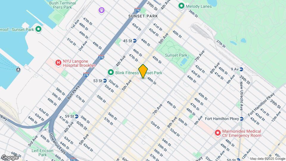 543 49th St Map and Location Details