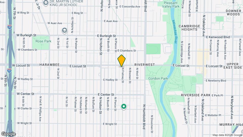 2859 N Fratney St Map and Location Details