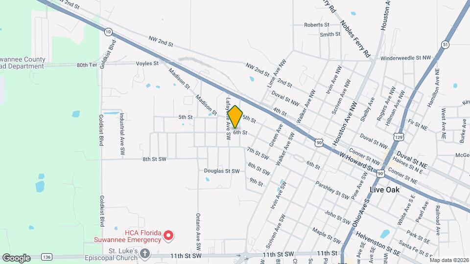 817 6th St Map and Location Details