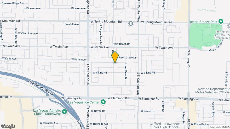 3838 Erva St Map and Location Details