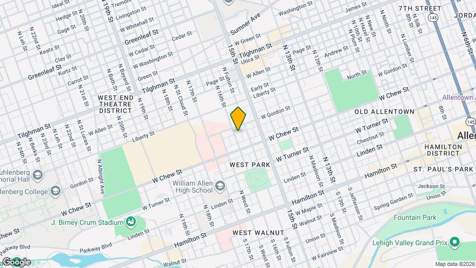 333 N 16th St, Unit 2nd floor Mapa y Detalles de la Ubicación