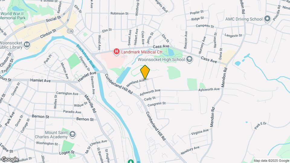 166 Newland Ave Mapa y Detalles de la Ubicación