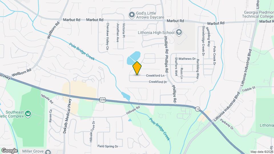 6209 Creekford Ln Mapa y Detalles de la Ubicación